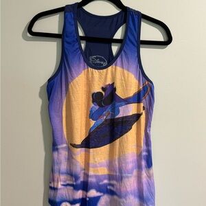Disney Aladdin Tank Top jasmine purple outfit end of movie vhs classic hot topic